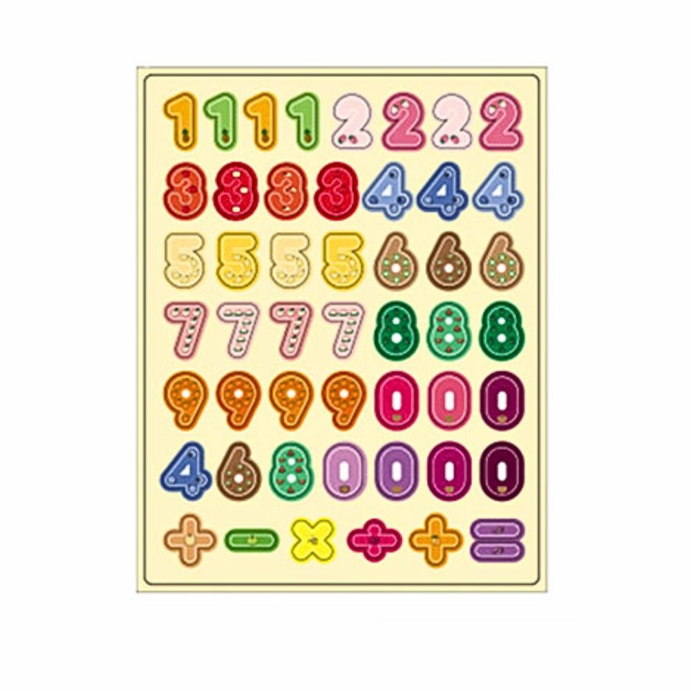 Kiroom Magnetic Board Accessories and For Kids (Set of numbers)